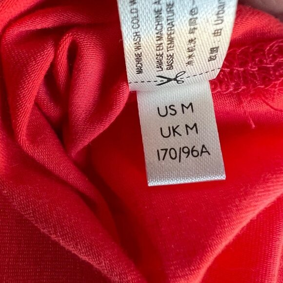 Free People Movement Oversized Hooded Shirt Atomic Orange Size Medium NWT - Picture 7 of 9